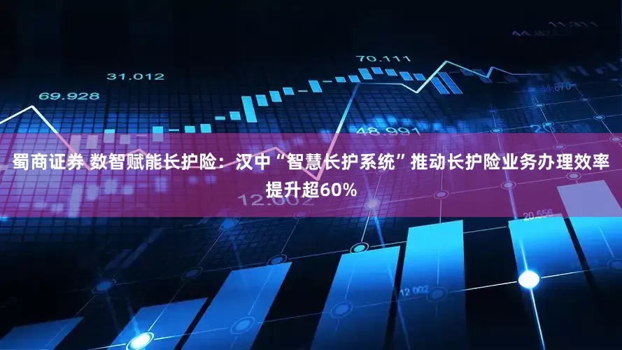 蜀商证券 数智赋能长护险：汉中“智慧长护系统”推动长护险业务办理效率提升超60%